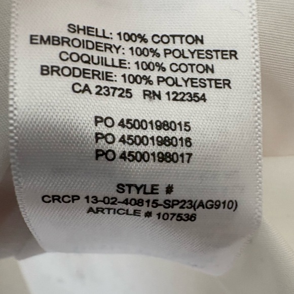 Little Moon Eyelet Ruffle Tie Up Top (Oversized) - Picture 9 of 13